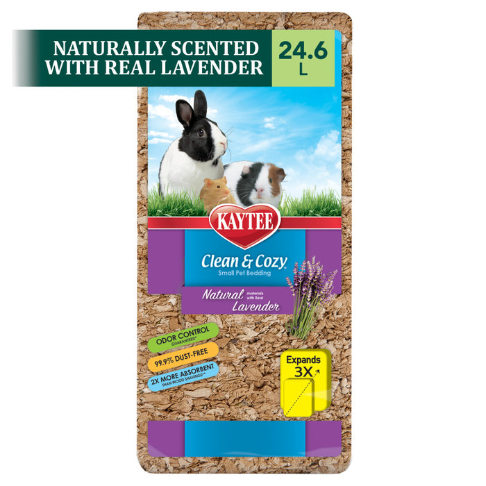 Kaytee Clean & Cozy Natural Bedding with Lavender 1ea/24.6 l