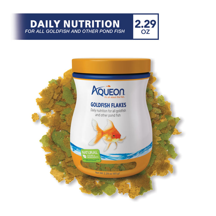 Aqueon Goldfish Flakes 1ea/2.29 oz