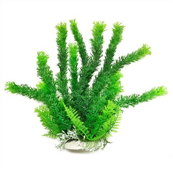 Aquatop Cabomba Aquarium Plant with Weighted Base Green, 1ea/9 in