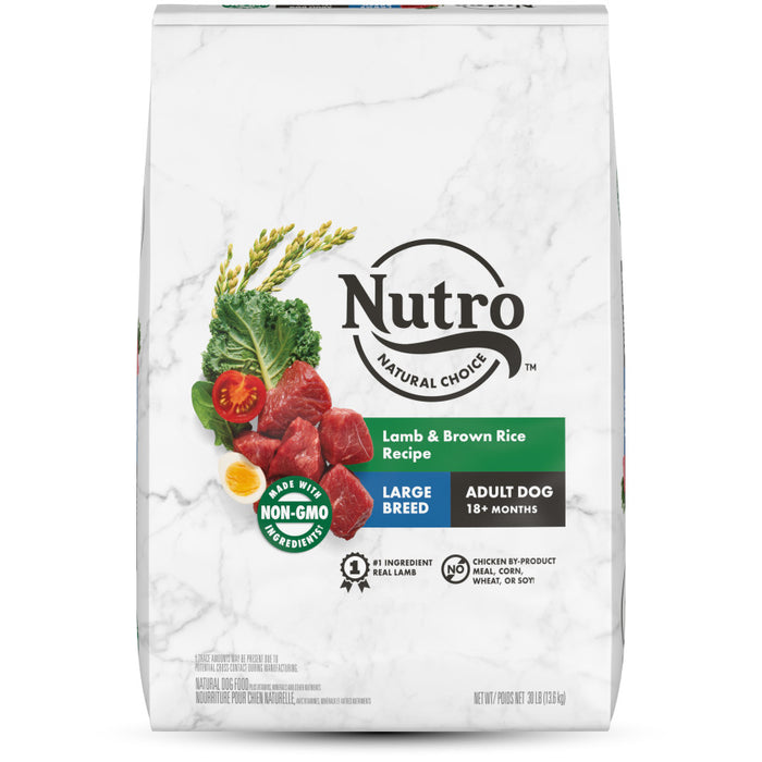 Nutro Products Natural Choice Large Breed Adult Dry Dog Food Lamb & Brown Rice, 1ea/30 lb