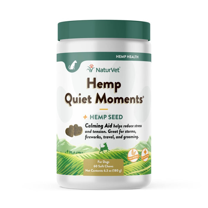 NaturVet Hemp Quiet Moments Soft Chews 1ea/60 ct