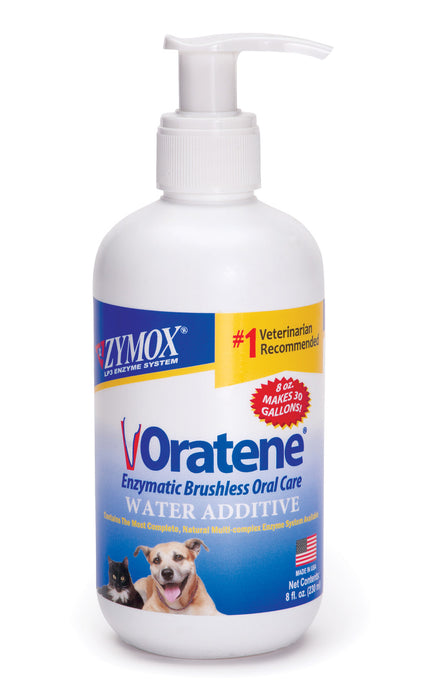 Zymox Brushless Enzymatic Oral Care Therapy Water Additive Bottle for Dogs 1ea/8 fl oz