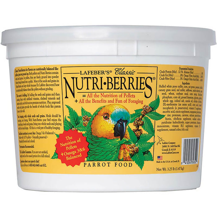 Lafeber Company Classic Nutri-Berries Parrot Food 1ea/3.25 lb