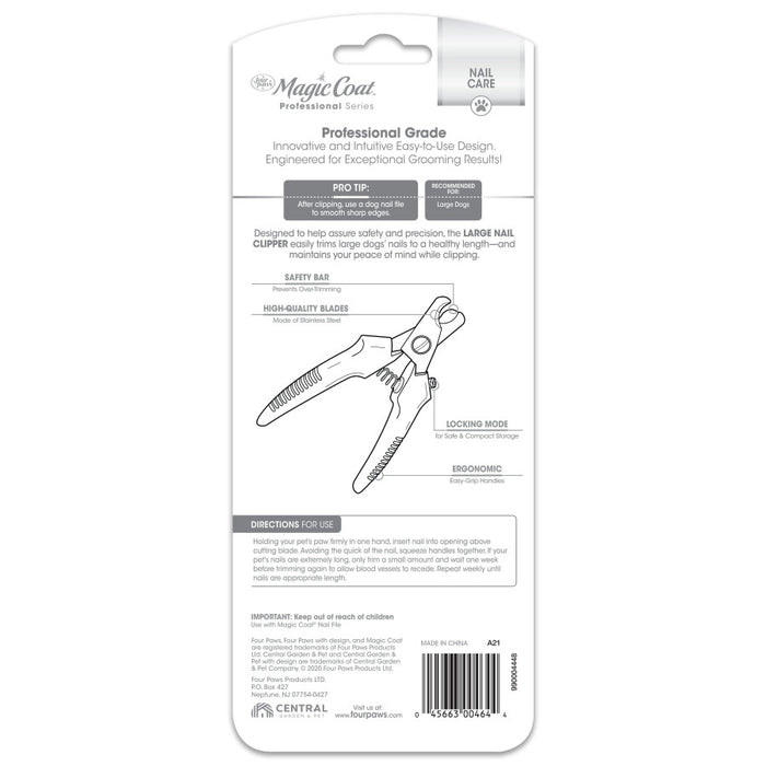 Four Paws Magic Coat Professional Series Large Nail Clipper for Dogs Nail Clipper, 1ea/Large