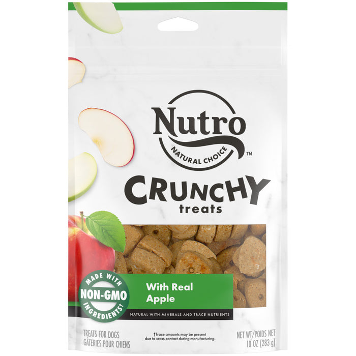 Nutro Products Crunchy Dog Treats Apple, 1ea/10 oz