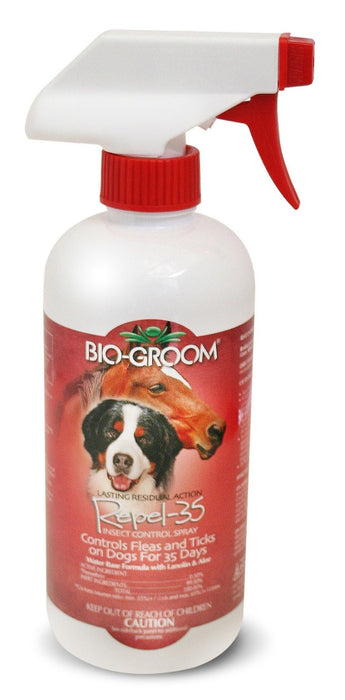 Bio Groom Repel-35 Flea and Tick Spray for Dogs 1ea/16 fl oz