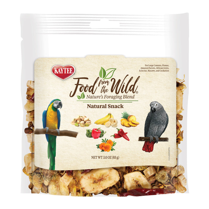 Kaytee Food from the Wild Natural Snack Med/Lrg Pet Bird 1ea/3 oz