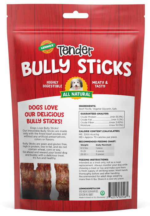 Lennox Tender Bully Sticks Dog Treat 1ea/4-5 in, 6.5 oz