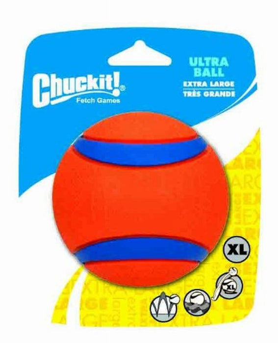 Chuckit! Ultra Ball Dog Toy Blue/Orange, 1ea/XL