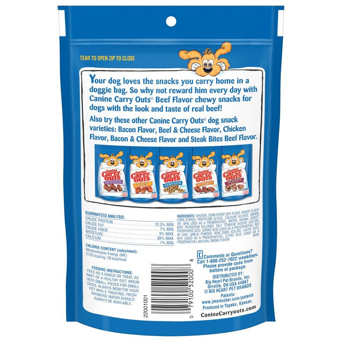 Canine Carry Outs Beef Flavor Dog Treats 1ea/4.5 oz