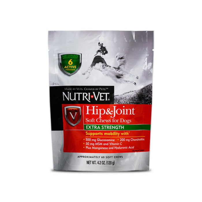 Nutri-Vet Hip & Joint Extra Strength Soft Chews For Dogs 1ea/4.2 oz, 60 ct