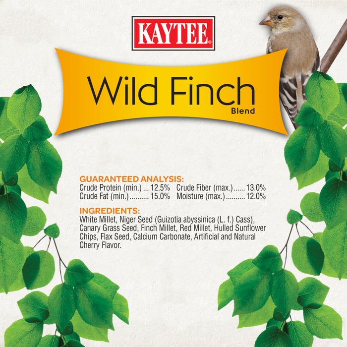 Kaytee Wild Finch Blend Wild Bird Food Stand Up Bag, 1ea/5 lb