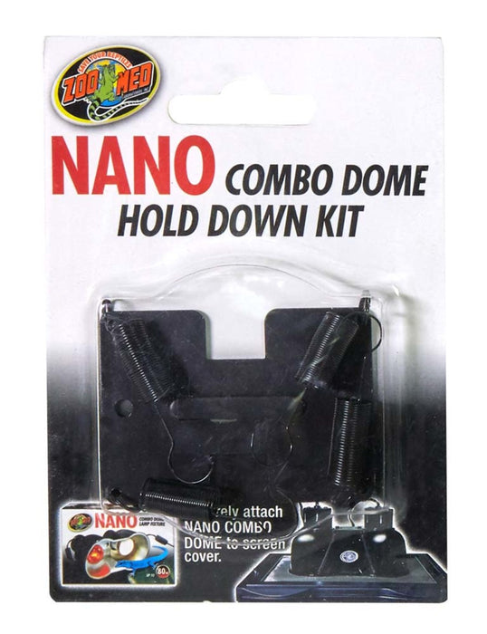 Zoo Med Hold Down Kit for LF-36 Nano Combo Dome Lamp Fixture Black, 1ea