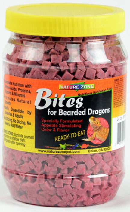 Nature Zone Bearded Dragons Bites Gel Food 1ea/24 oz