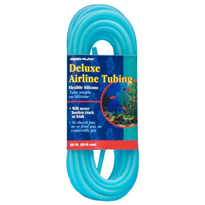 Penn-Plax Deluxe Silicone Airline Tubing Blue, 1ea/3/16 In X 20 ft