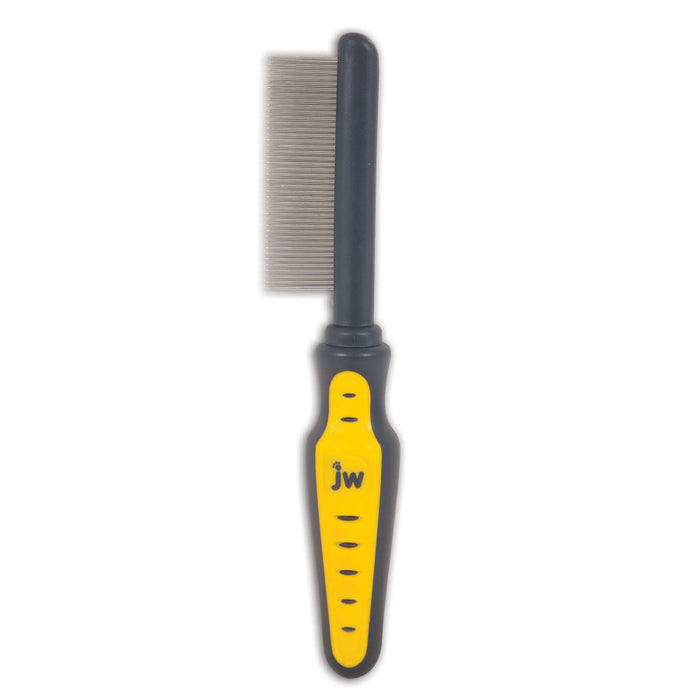 JW Pet Comb Fine Grey, Yellow, 1ea/One Size