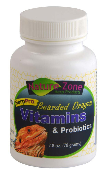 Nature Zone Bearded Dragon Vitamins & Probiotics Supplement 1ea/2.8 oz