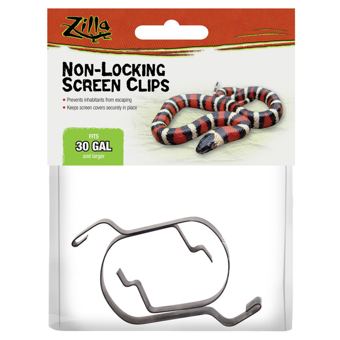 Zilla Non-Locking Screen Clips 1ea/Large