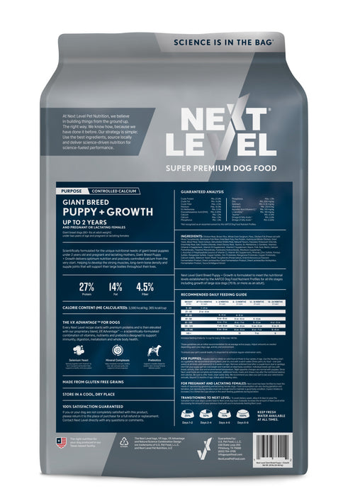 Next Level Giant Breed Puppy + Growth Dry Dog Food 1ea/50 lb