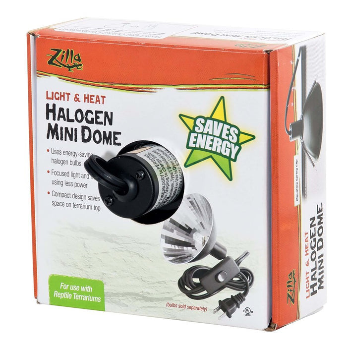 Zilla Light & Heat Halogen Mini Dome For Reptile Terrariums 1ea/One Size