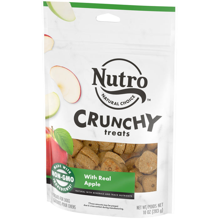 Nutro Products Crunchy Dog Treats Apple, 1ea/10 oz