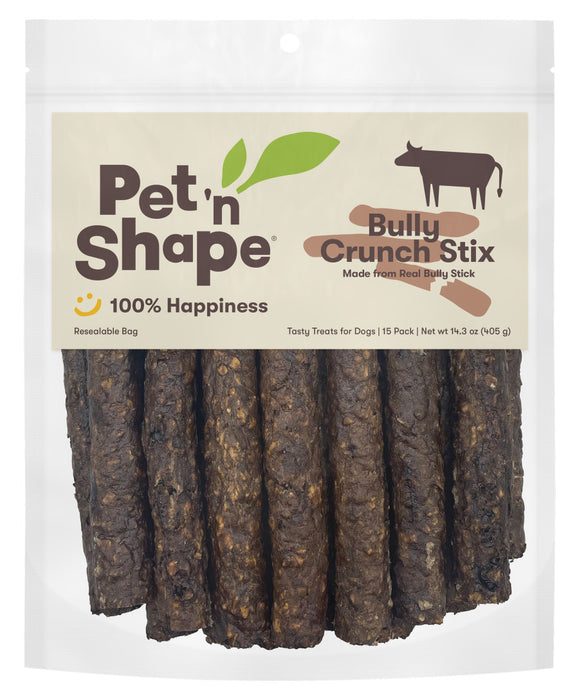 Pet 'N Shape Bully Crunch Stix Dog Treat 1ea/15 ct