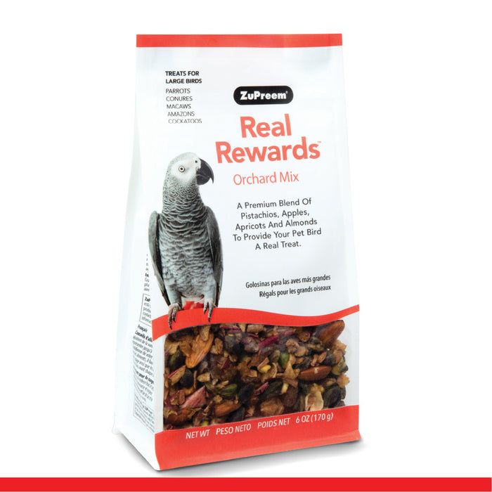 ZuPreem Real Rewards Orchard Mix Bird Treats Large Birds, 1ea/6 oz