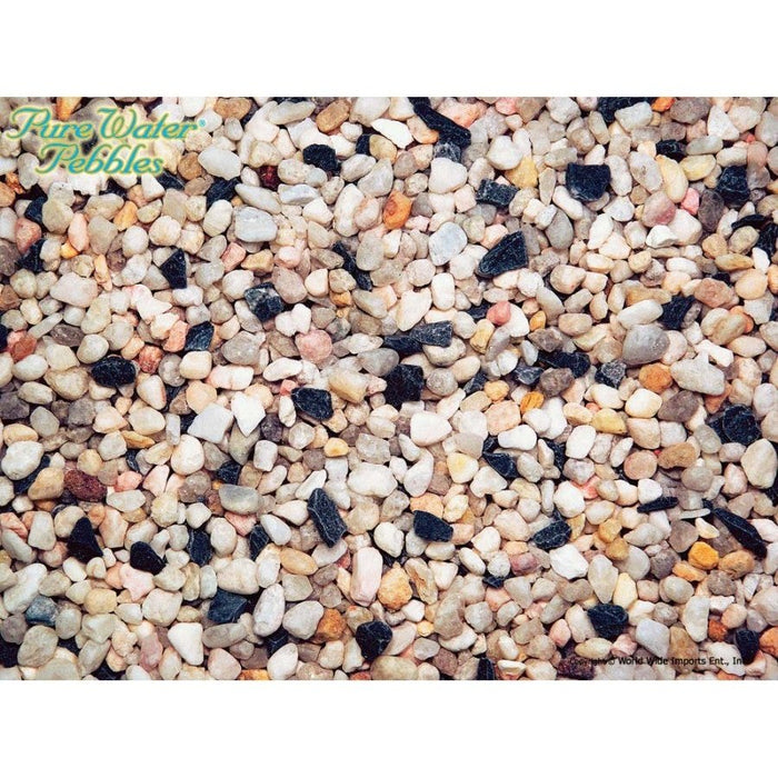 Pure Water Pebbles Premium Fresh Water Rainbow Gems Natural Aquarium Gravel 1ea/5 lb