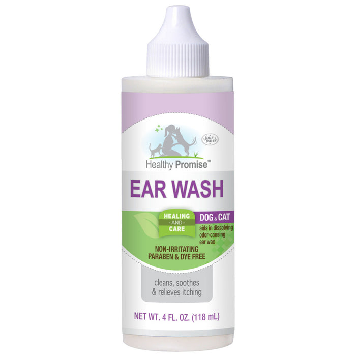 Four Paws Healthy Promise Pet Ear Wash for Dogs and Cats Ear Wash, 1ea/4 oz