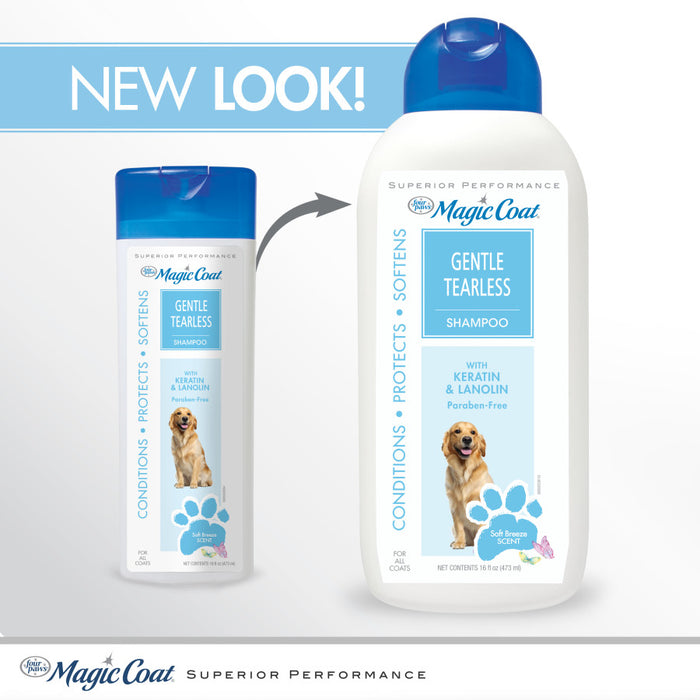 Four Paws Magic Coat Gentle Tearless Dog Shampoo Tearless Dog Shampoo, 1ea/16 oz (1 ct)