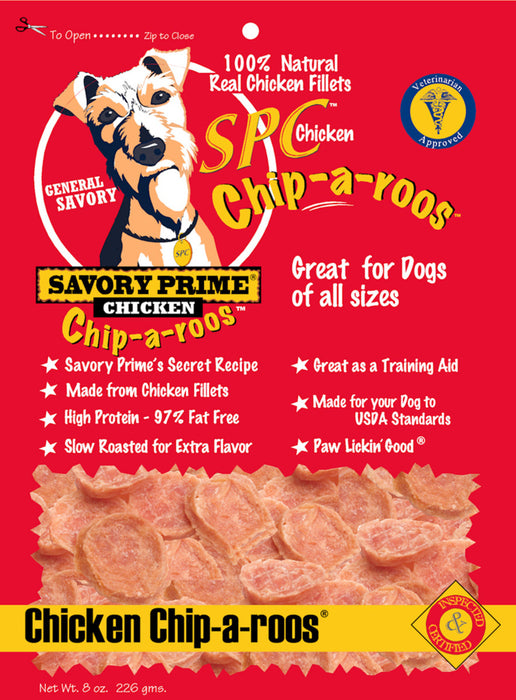 Savory Prime Chip-a-Roos Dog Treat Chicken, 1ea/8 oz