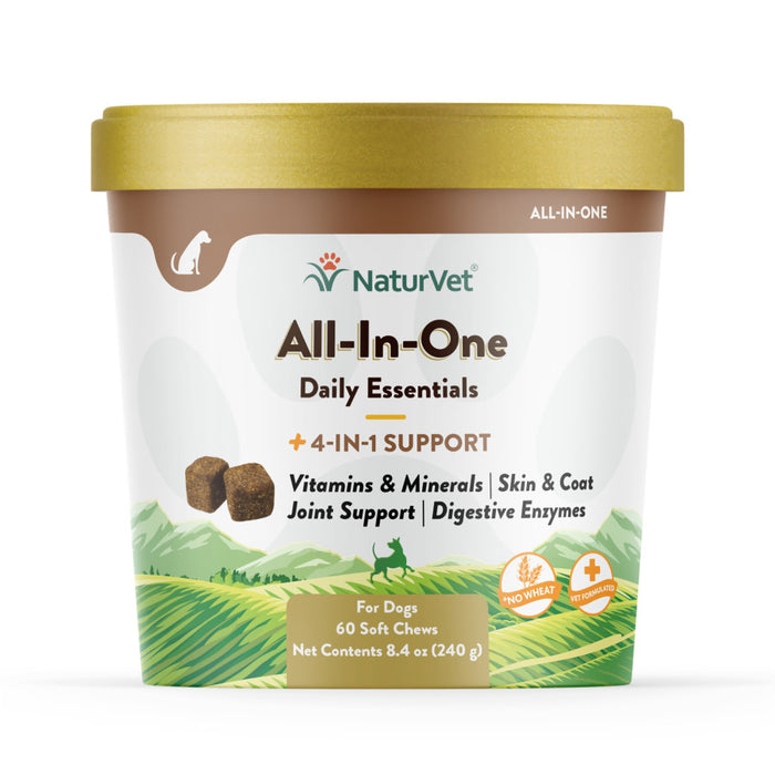 NaturVet All-in-One Soft Chew 1ea/60 ct