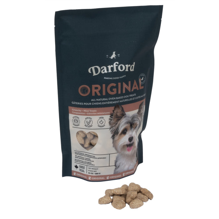 Darford Original Oven-Baked Crunchy Hearts Dog Treats 1ea/24 oz, SM