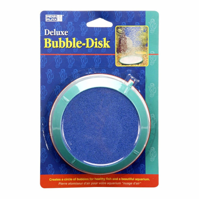 Penn-Plax Deluxe Bubble-Disk Air Stone Green/Blue, 1ea/5 in, LG