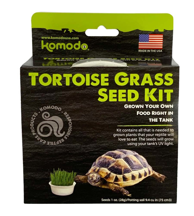 Komodo Grow Your Own Grass Seed Kit for Tortoise 1ea/6.5 in