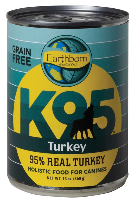 Earthborn Holistic Grain Free K95 Meat Protein Wet Dog Food Turkey, 12ea/13 oz