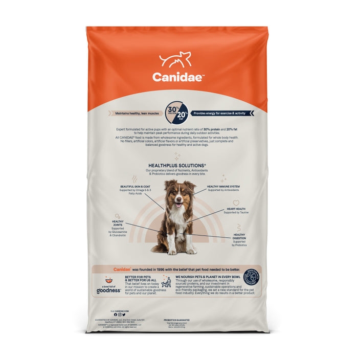 CANIDAE Active Goodness Dry Dog Food Multi-Protein, 1ea/30 lb