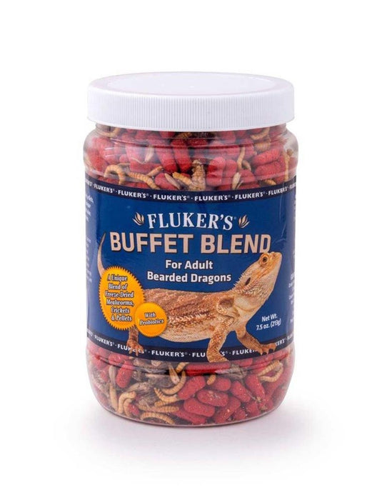 Fluker's Buffet Blend Adult Bearded Dragon Formula Freeze Dried Food 1ea/7.5 oz