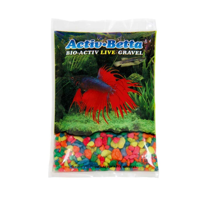 Activ-Betta Bio-Activ Live Betta Gravel Rainbow, 1ea/1 lb