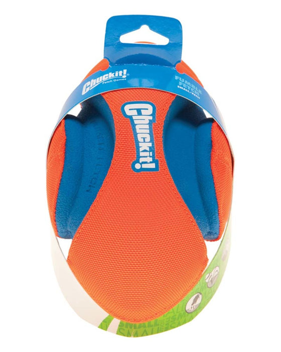 Chuckit! Fumble Fetch Dog Toy Blue/Orange, 1ea/SM