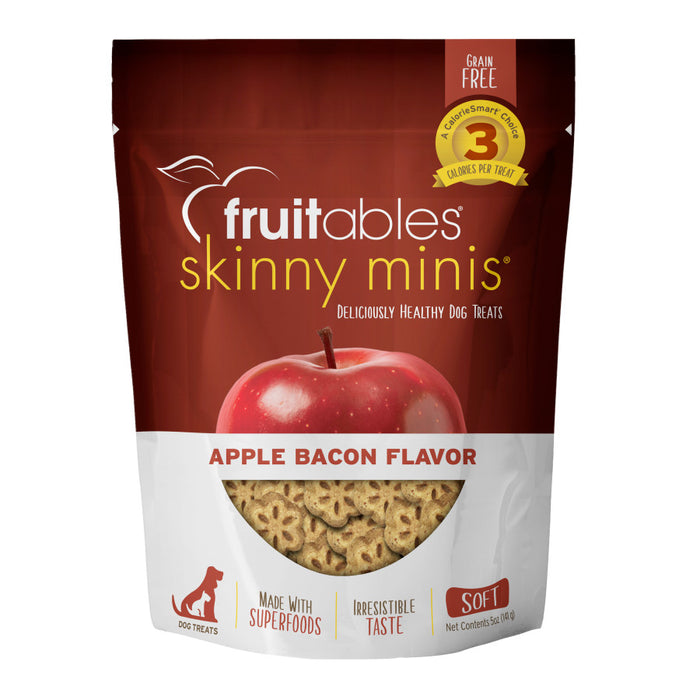 Fruitables Skinny Minis Soft Dog Treats Apple Bacon, 1ea/5 oz