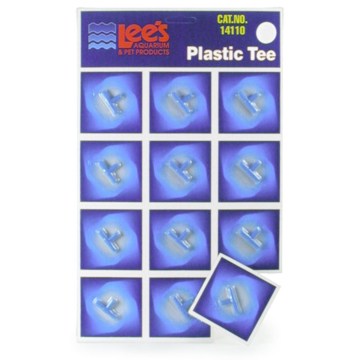 Lee's Aquarium & Pet Products Plastic Tee Blue, 1ea/12 ct