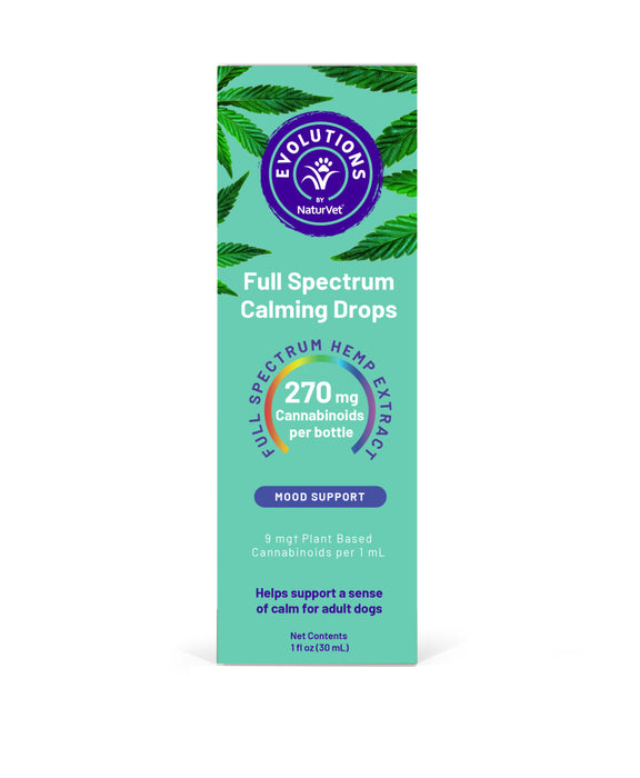 Evolutions by NaturVet Full Spectrum Hemp Calming Drops 1ea/1 oz