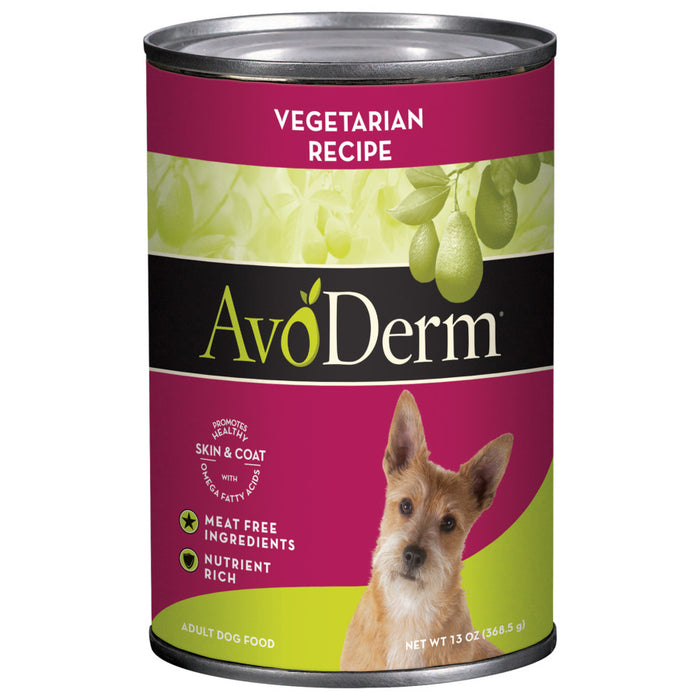 AvoDerm Natural Vegetarian Formula Wet Dog Food 12ea/13 oz