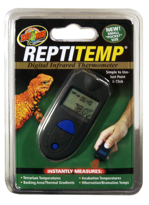 Zoo Med ReptiTemp Digital Infrared Thermometer Black, 1ea