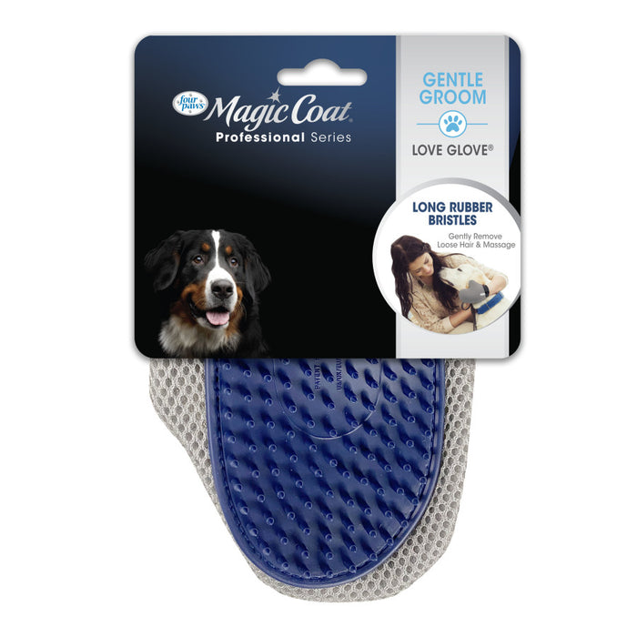 Four Paws Magic Coat Professional Series Love Glove Dog Grooming Mitt Grooming Mit, 1ea/One Size