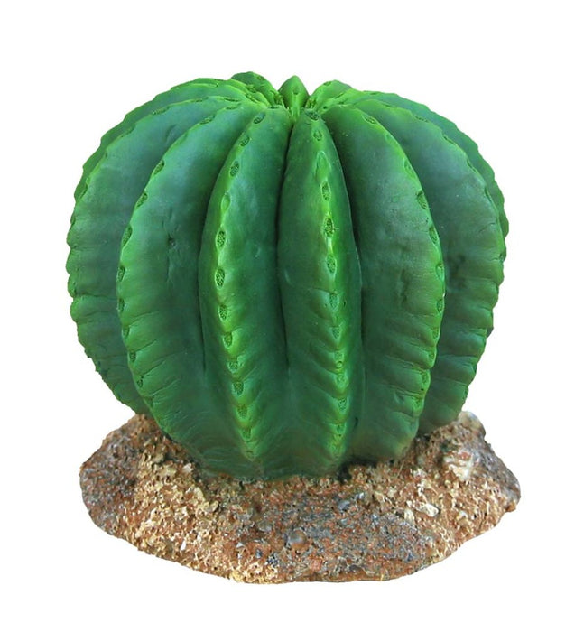 Weco Products Wecorama Badlands Golden Barrel Cactus Terrarium Ornament Brown, Green, 1ea/3 in