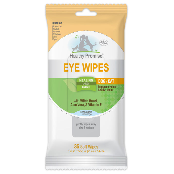 Four Paws Healthy Promise Pet Eye Wipes Eye Wipes, 1ea/35 ct