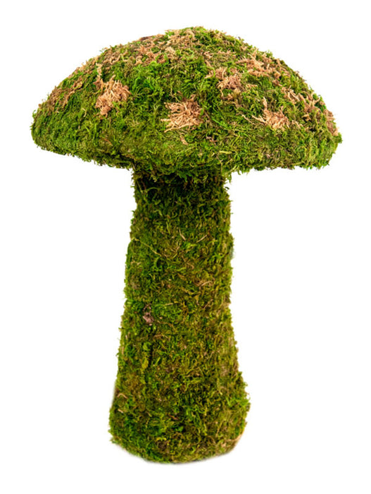 Galapagos Moss Mushroom Decorative Terrarium Ornament Fresh Green, 1ea/14 in, MD