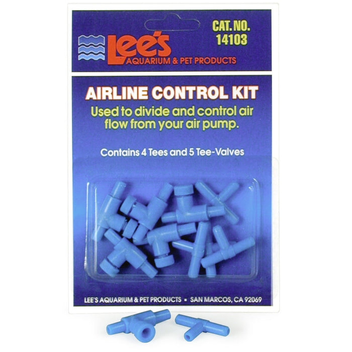 Lee's Aquarium & Pet Products Airline Control Kit Blue, 1ea/2 pk